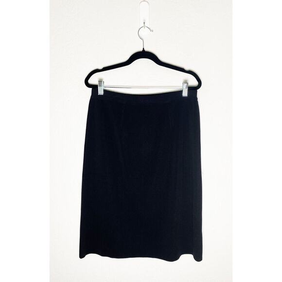 Exclusively Misook Womens Straight Knee Length Pencil Skirt Knit Pull On Acrylic - Picture 4 of 9